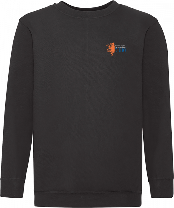 Fruit of the loom - Duho Klassisk Sweatshirt Børn - Sort