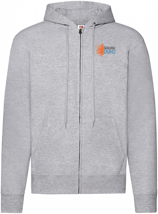 Fruit of the loom - Duho Classic Hoodie W. Zip Adults - Heather Grey