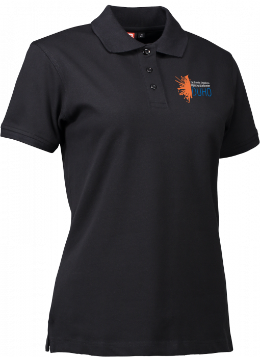 ID - Duho Polo Women - Schwarz